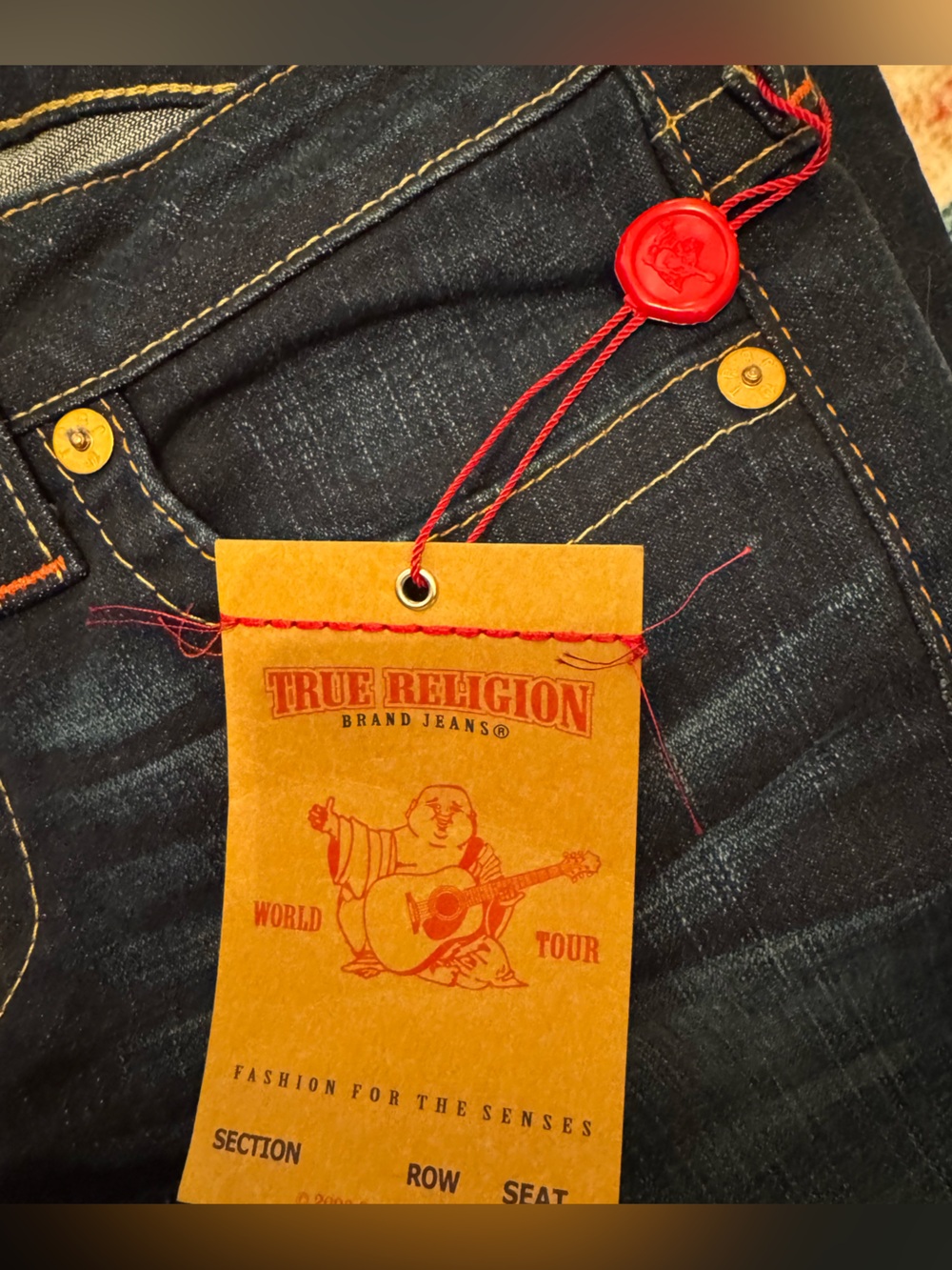 Vintage True Religion "World Tour" Becky Women’s Jeans - Picture 9 of 11